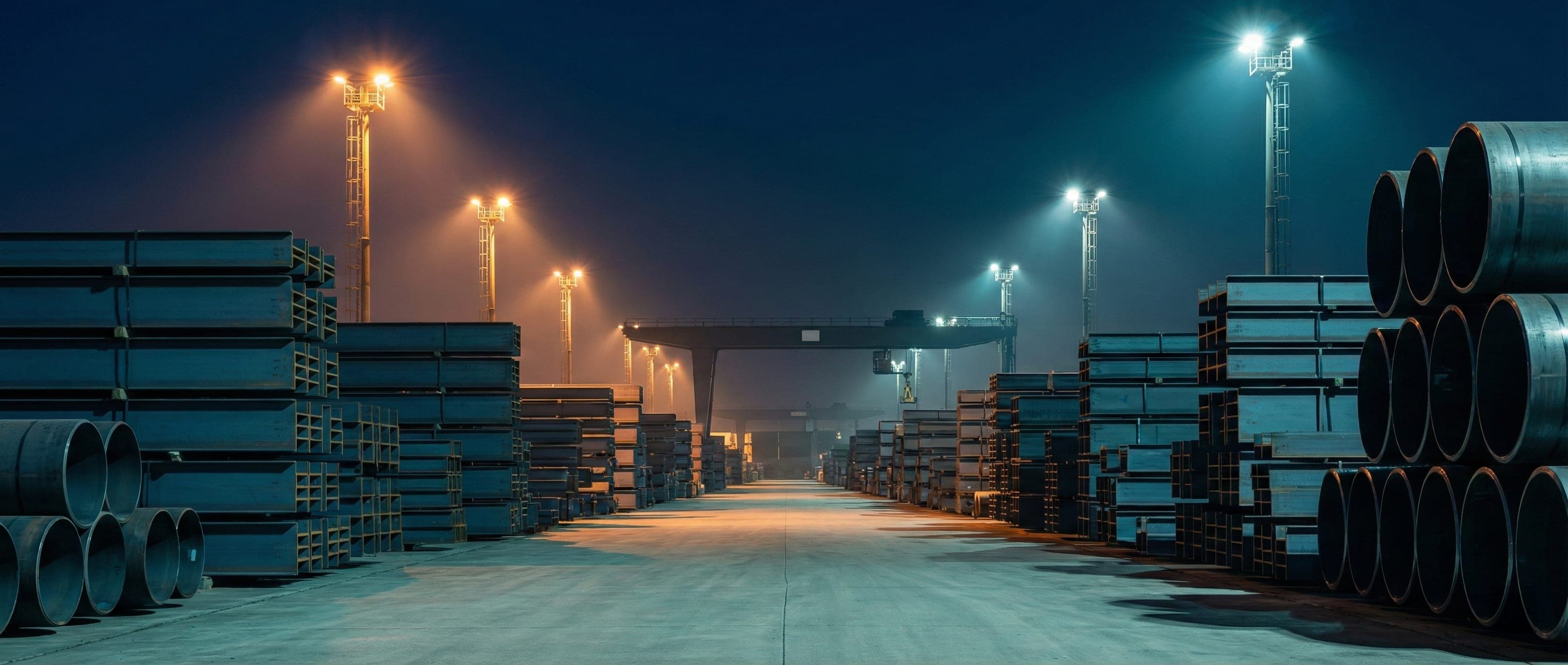 Heavy Industrial Steel Yard