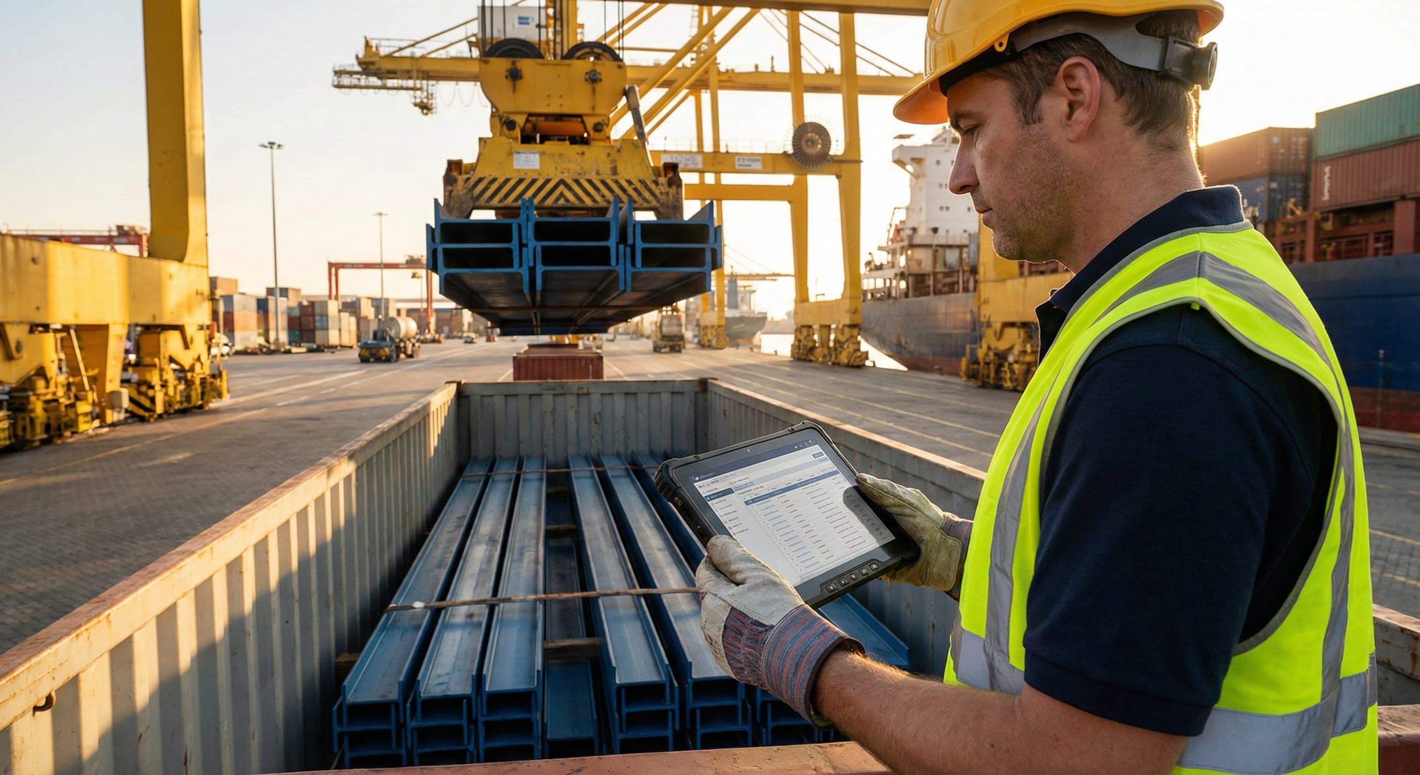 Industrial Port Shipping