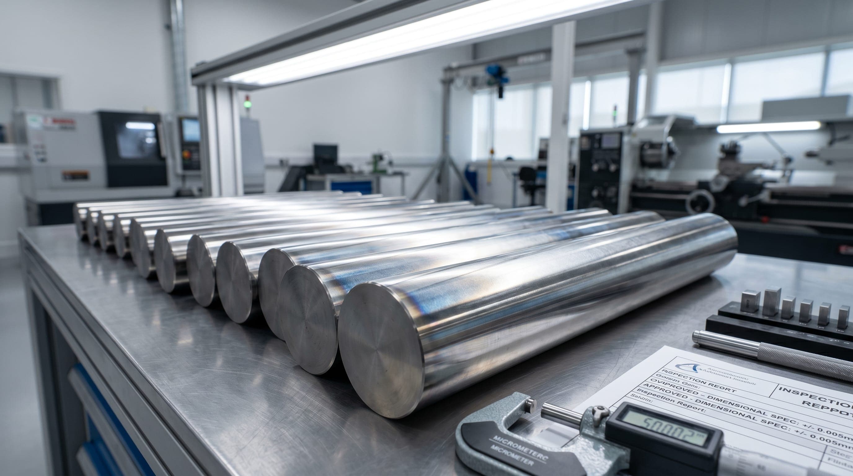 SS Bright Bars & Precision Shafts